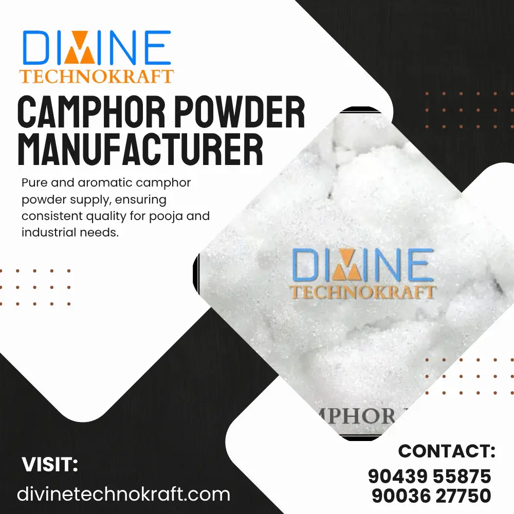 Camphor Powder Manufacturers in Tamilnadu