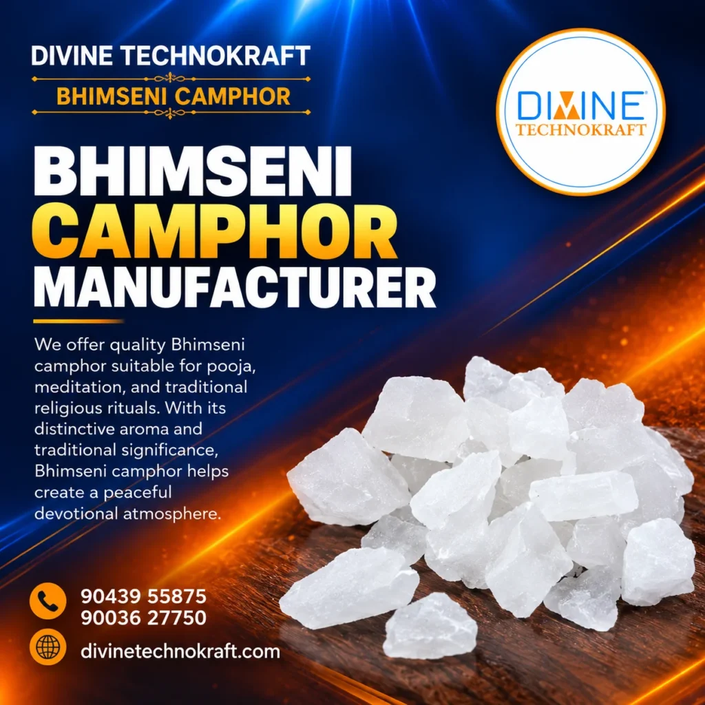 Bhimseni Camphor Manufacturer in Coimbatore