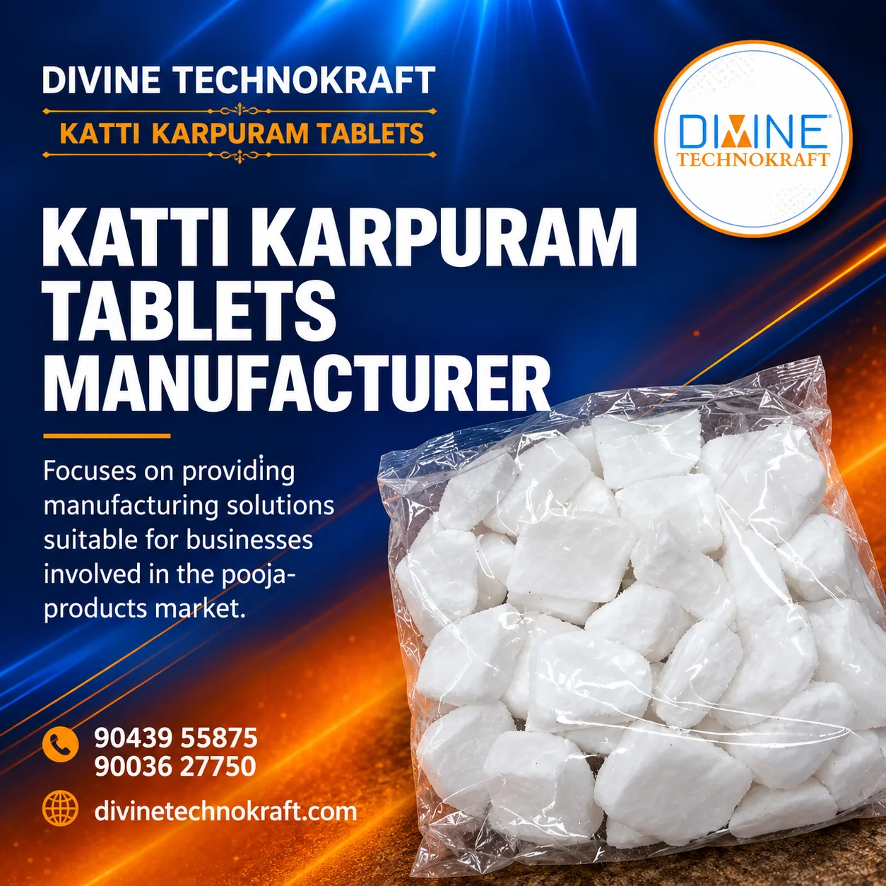 Katti Karpuram Tablets Manufacturer